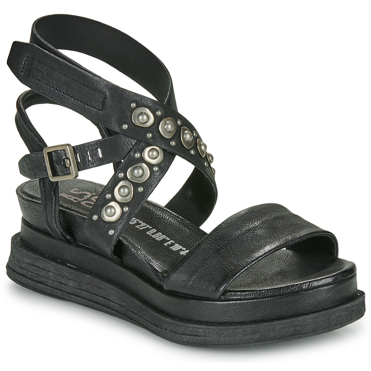 Sandali Donna Airstep / A.S.98  LAGOS 2.0 STUD  Nero