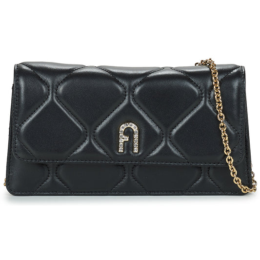 Borsa a tracolla Donna Furla  FURLA DIAMANTE MINI CROSSBODY  Nero