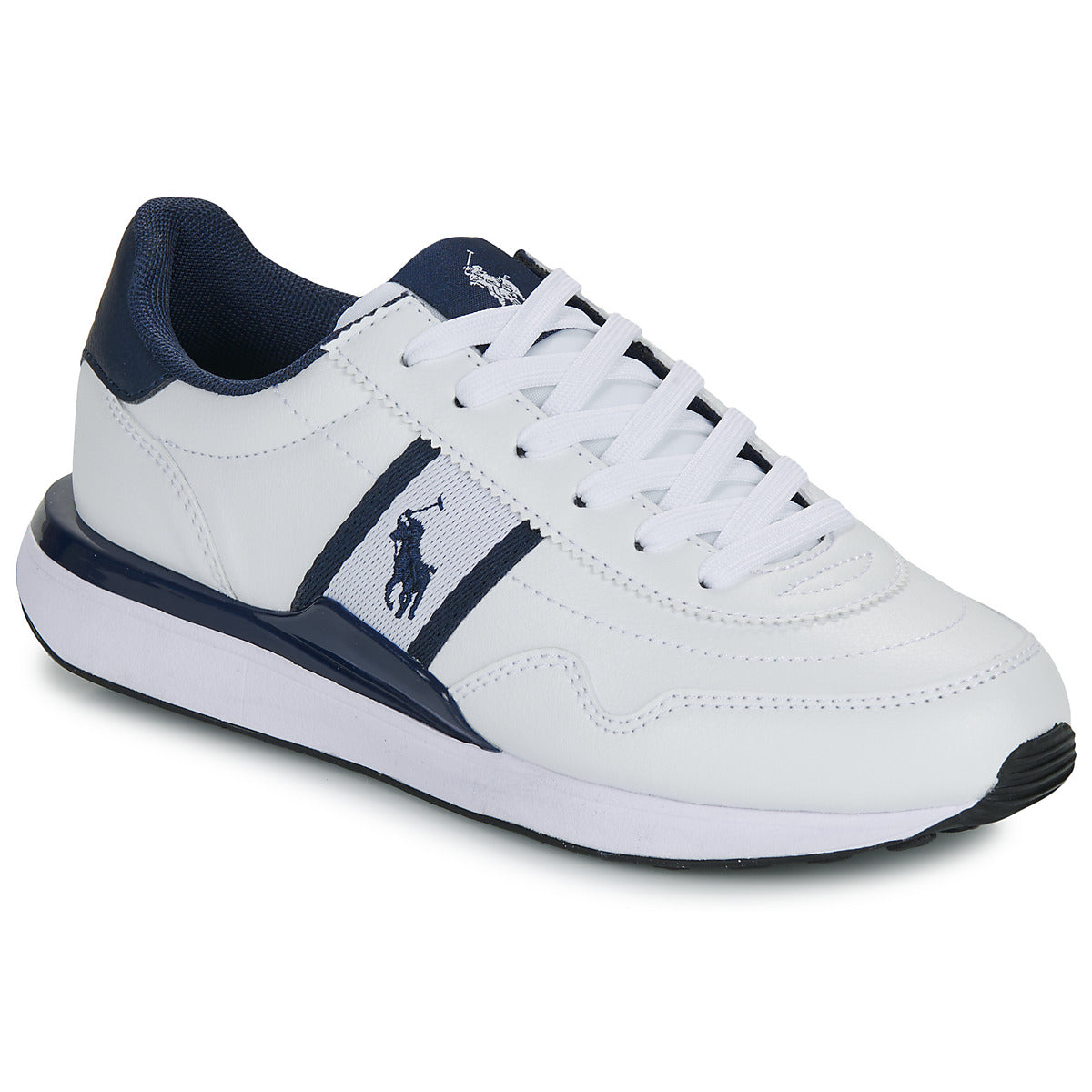 Scarpe bambini ragazzo Polo Ralph Lauren  TRAIN 89 SPORT  Bianco