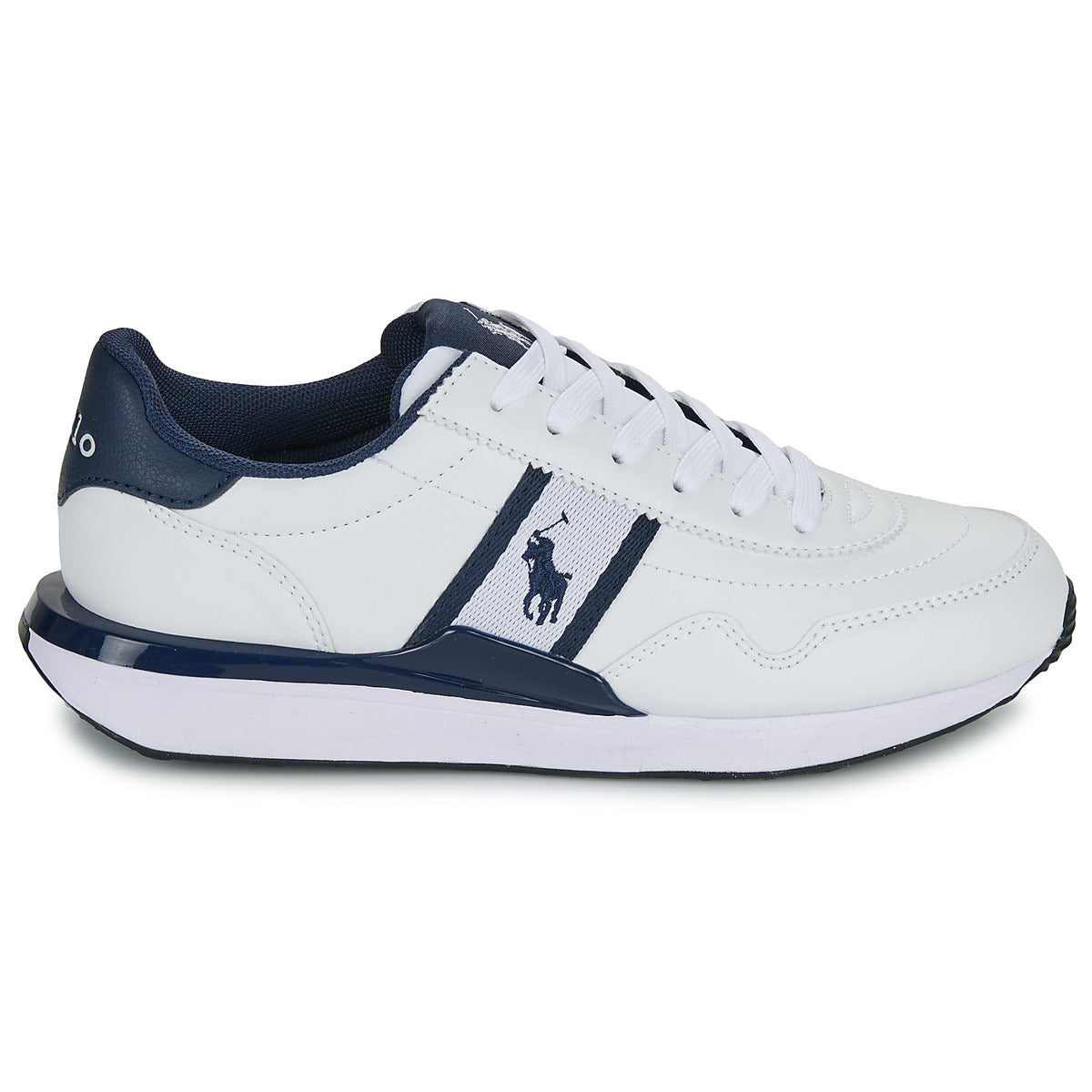 Scarpe bambini ragazzo Polo Ralph Lauren  TRAIN 89 SPORT  Bianco