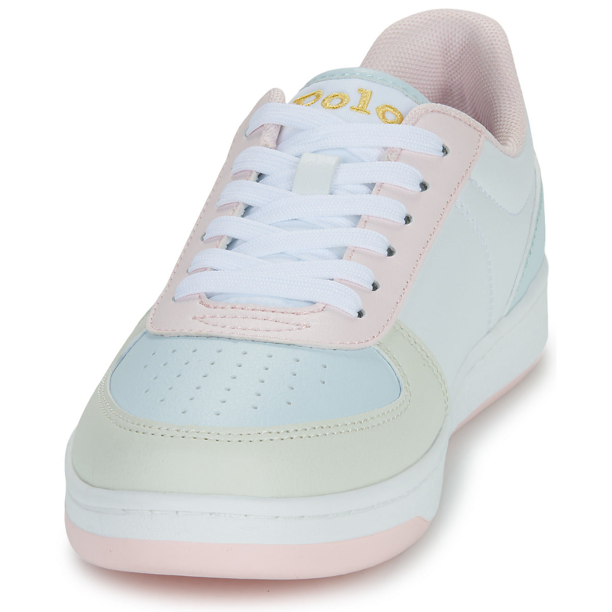 Scarpe bambini ragazza Polo Ralph Lauren POLO COURT II Multicolore