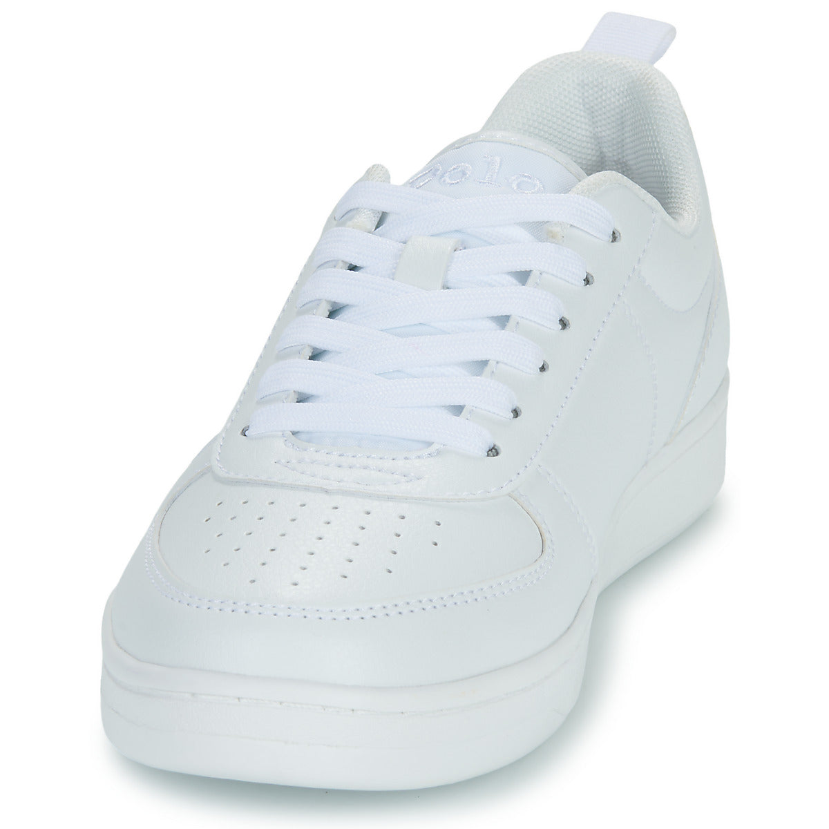 Scarpe bambini ragazza Polo Ralph Lauren POLO COURT II Bianco