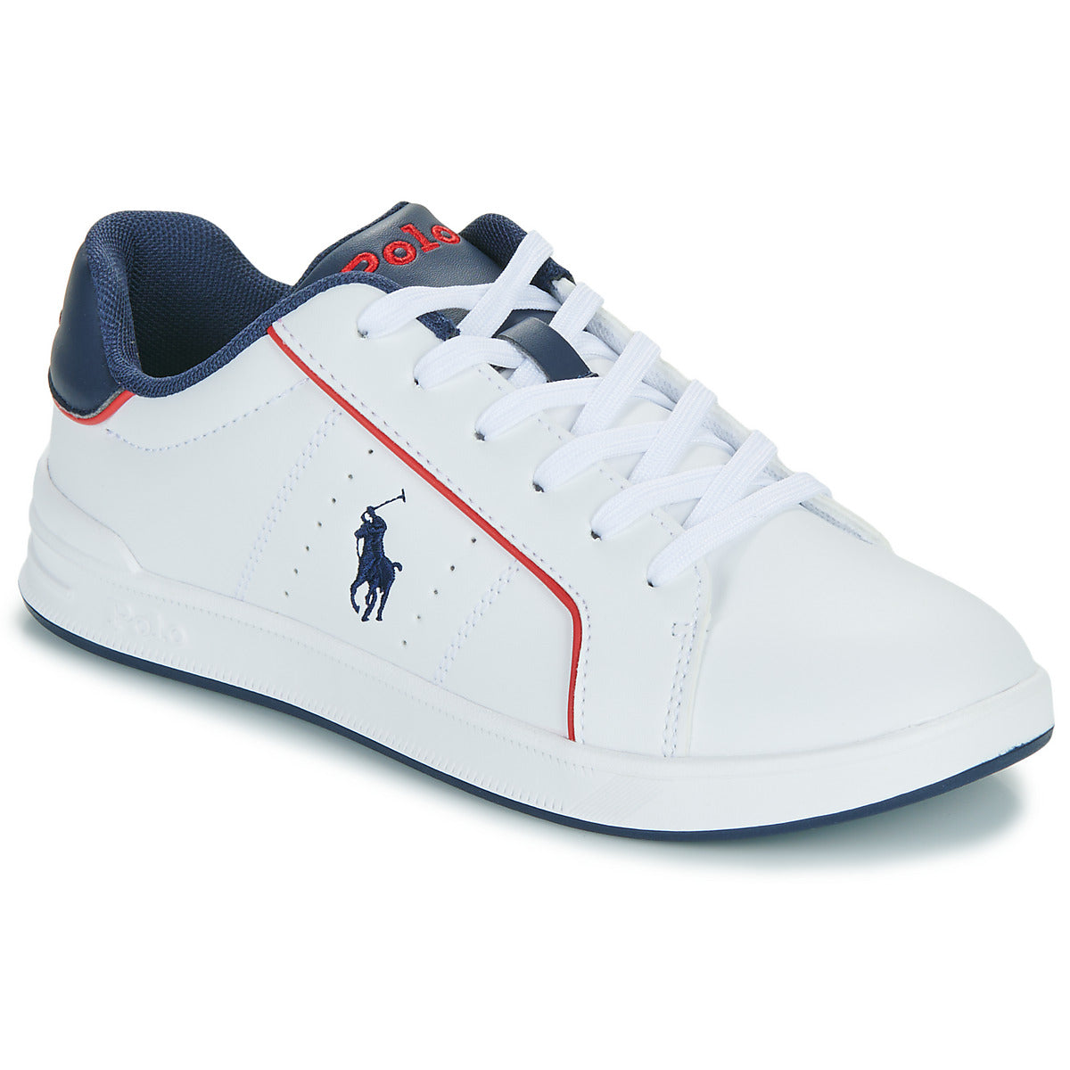 Scarpe bambini ragazzo Polo Ralph Lauren  HERITAGE COURT III  Bianco