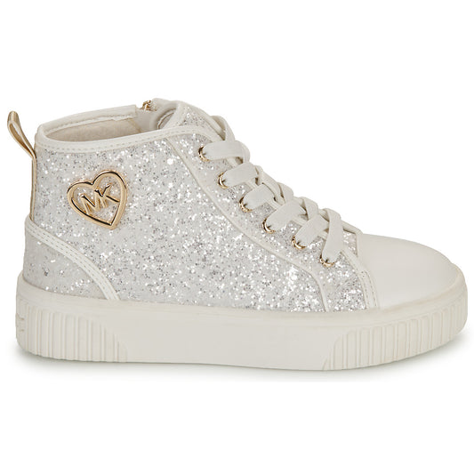 Scarpe bambini ragazza MICHAEL Michael Kors  SKATE SPLIT 3 GLITTER  Bianco