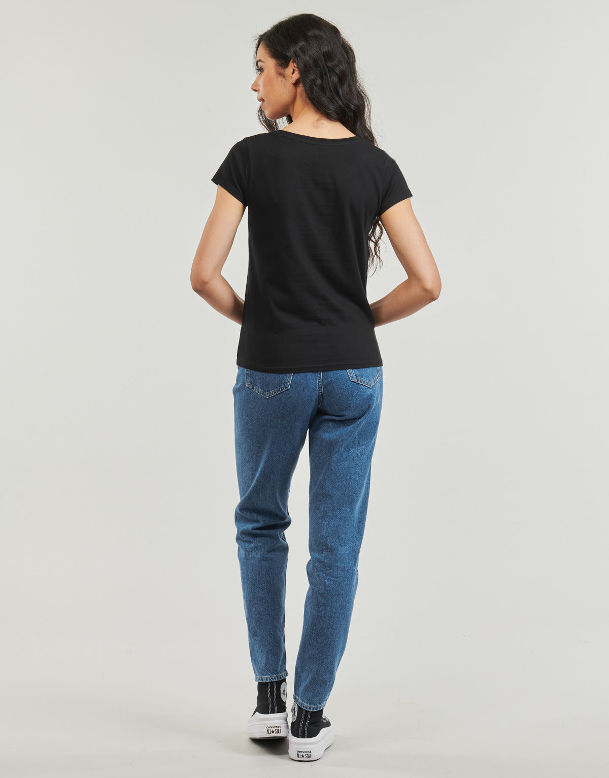 T-shirt Donna Moony Mood LUNA Nero