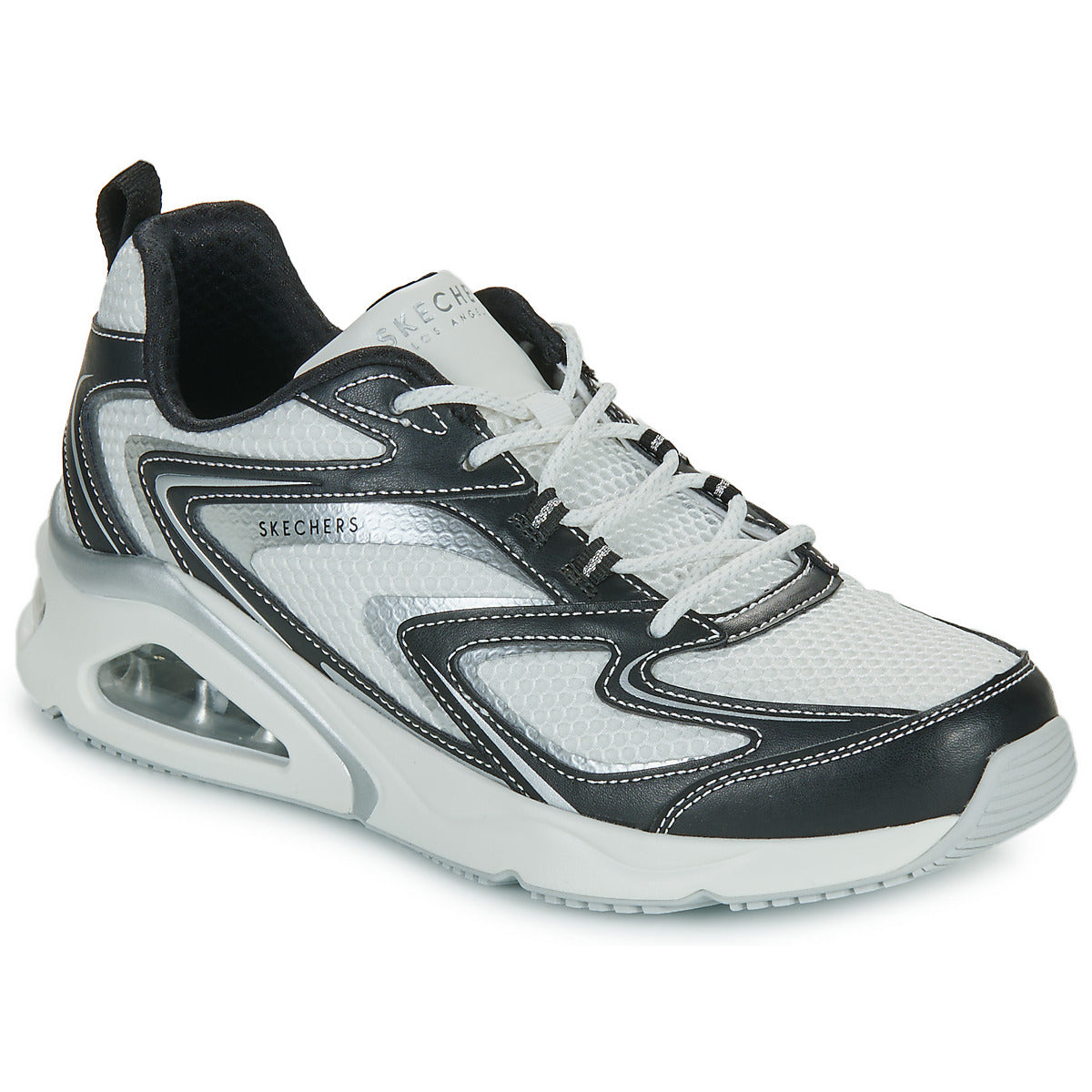 Sneakers basse Donna Skechers  TRES-AIR UNO - VISION-AIRY  Bianco