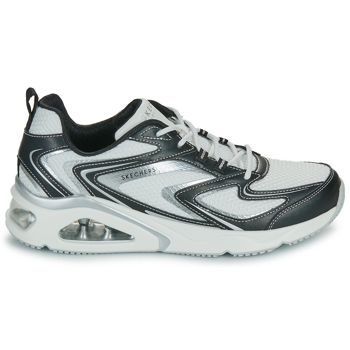 Sneakers basse Donna Skechers  TRES-AIR UNO - VISION-AIRY  Bianco