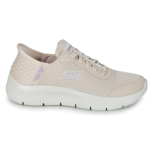 Sneakers basse Donna Skechers HANDS FREE SLIP INS: GO WALK FLEX - GRAND ENTRY Beige