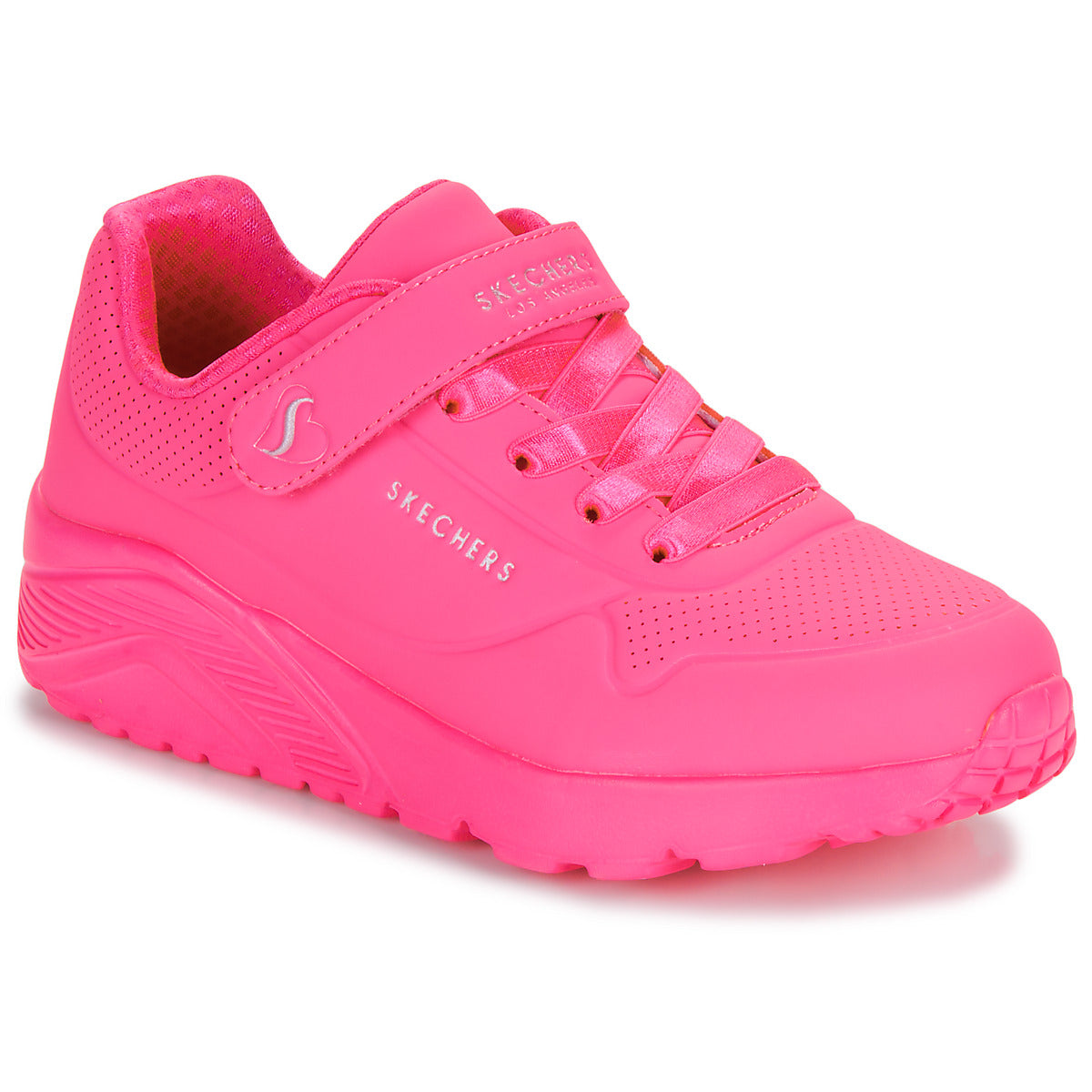 Scarpe bambini ragazza Skechers  UNO LITE - CLASSIC  Rosa