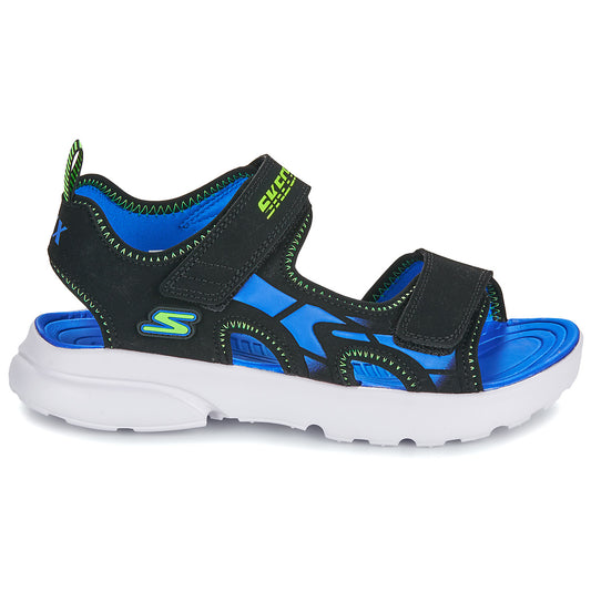 Sandali bambini ragazzo Skechers  RAZOR SPLASH  Nero