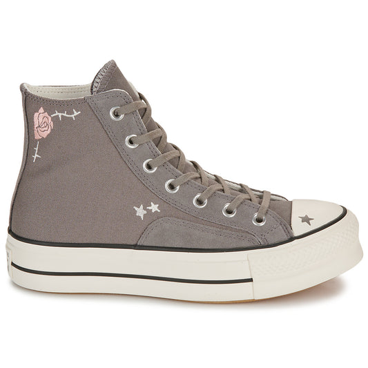 Sneakers alte Donna Converse  CHUCK TAYLOR ALL STAR LIFT  Grigio