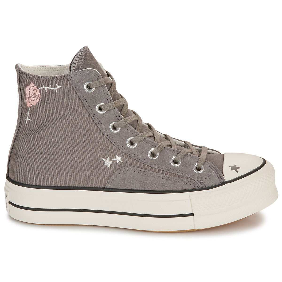 Sneakers alte Donna Converse CHUCK TAYLOR ALL STAR LIFT Grigio