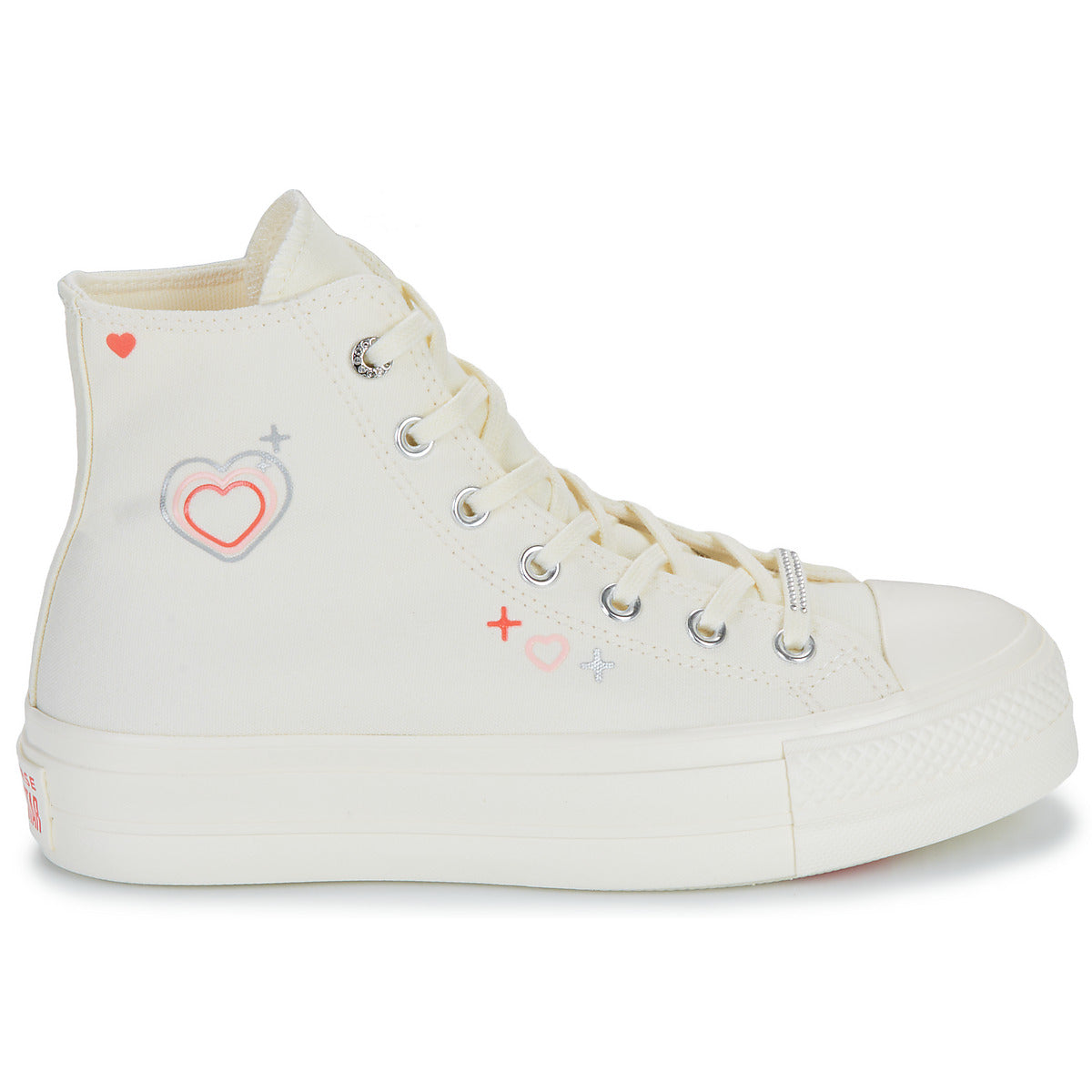 Sneakers alte Donna Converse  CHUCK TAYLOR ALL STAR LIFT  Bianco