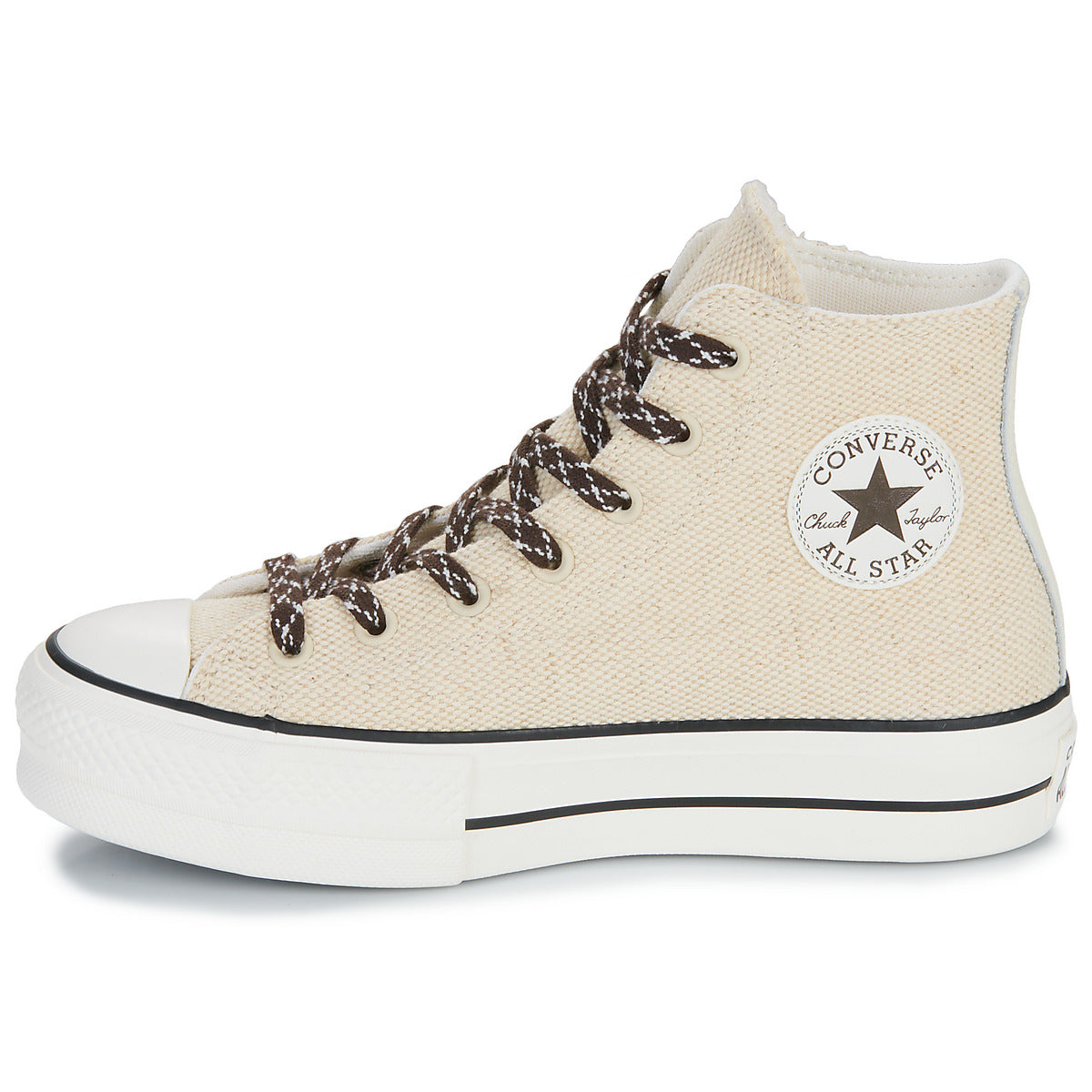 Sneakers alte Donna Converse  CHUCK TAYLOR ALL STAR LIFT  Beige