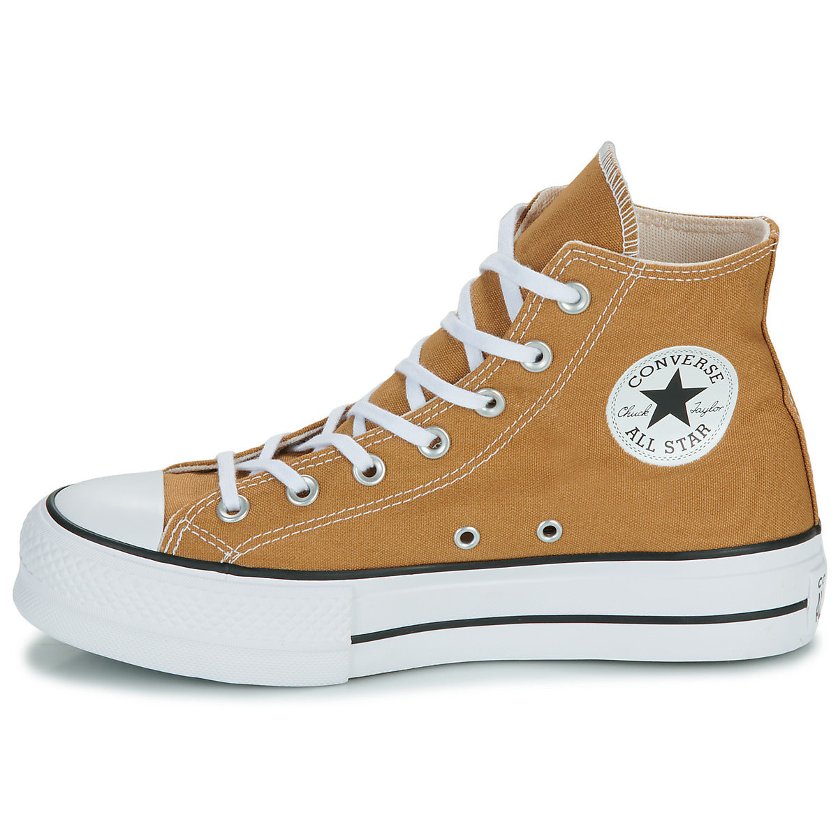 Sneakers alte Donna Converse  CHUCK TAYLOR ALL STAR LIFT  Beige