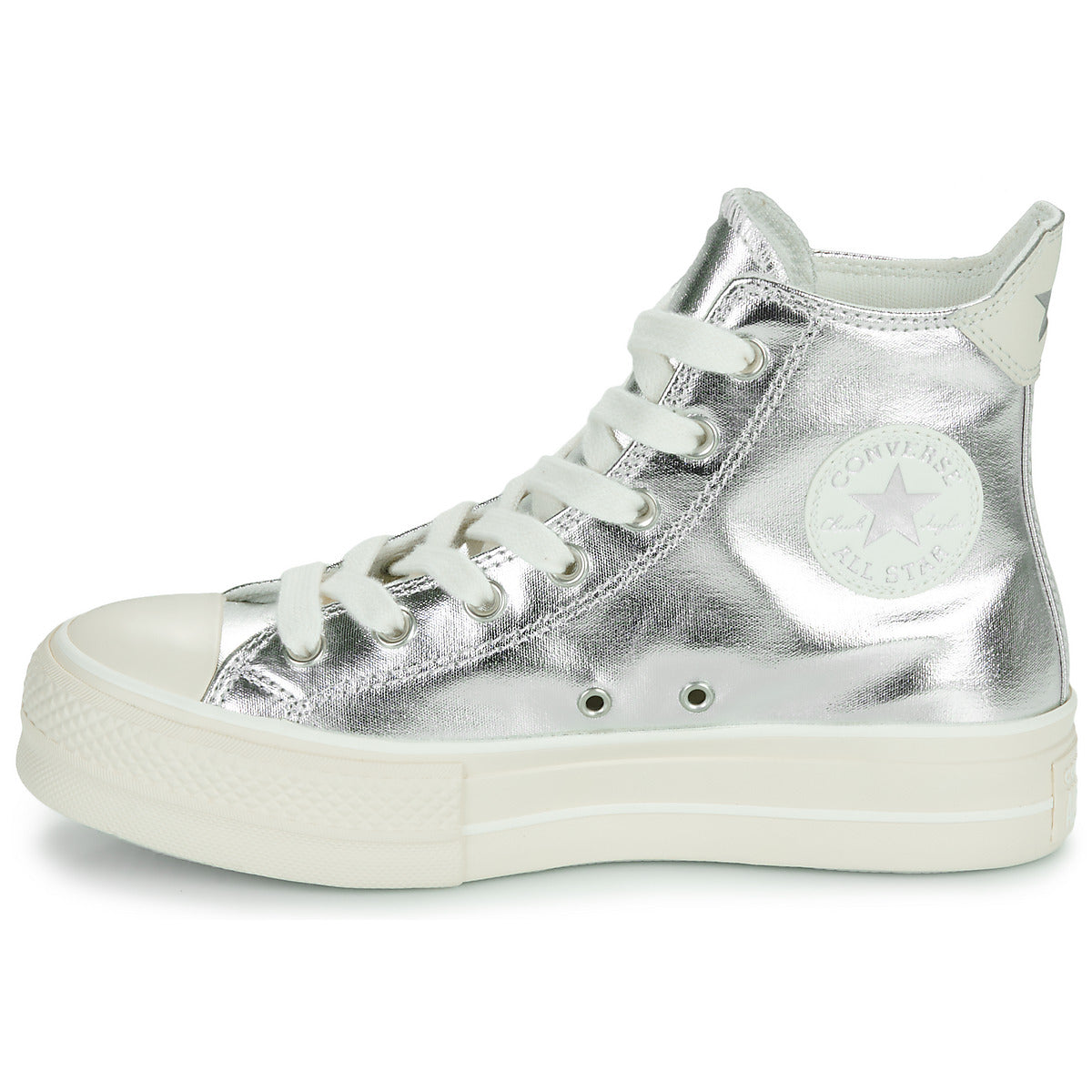 Sneakers alte Donna Converse  CHUCK TAYLOR ALL STAR LIFT  Argento