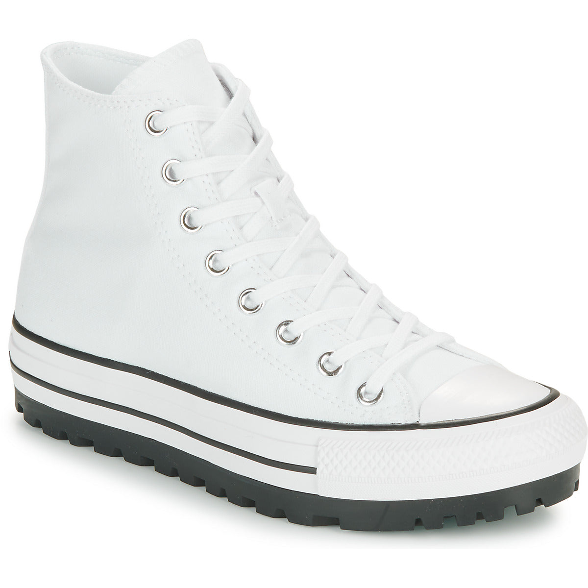 Sneakers alte Donna Converse  CHUCK TAYLOR ALL STAR CITY TREK SEASONAL CANVAS  Bianco