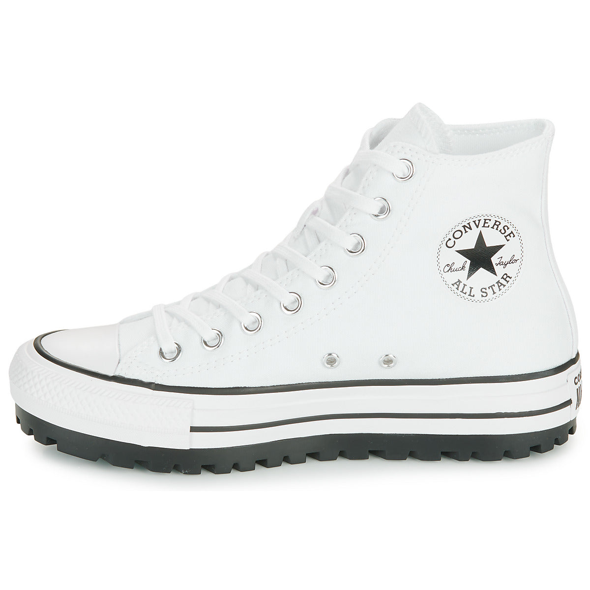 Sneakers alte Donna Converse  CHUCK TAYLOR ALL STAR CITY TREK SEASONAL CANVAS  Bianco