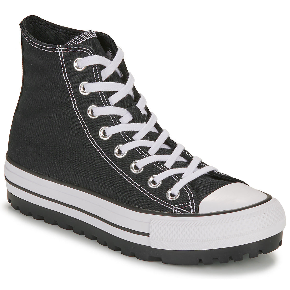 Sneakers alte Donna Converse  CHUCK TAYLOR ALL STAR CITY TREK SEASONAL CANVAS  Nero