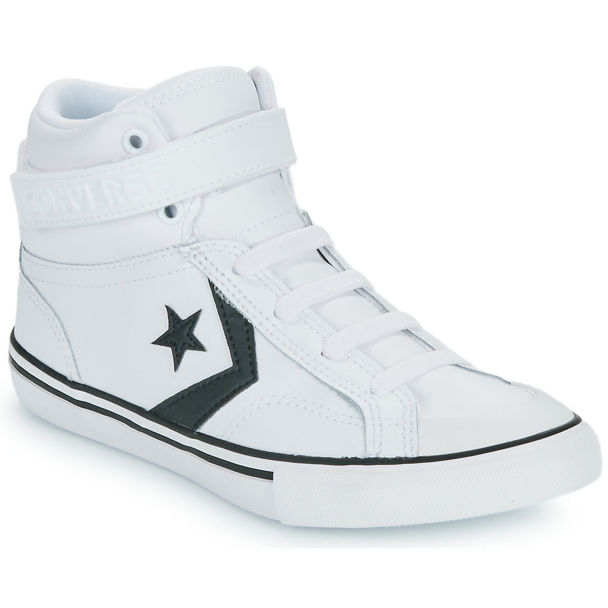 Scarpe bambini ragazzo Converse  PRO BLAZE STRAP LEATHER  Bianco