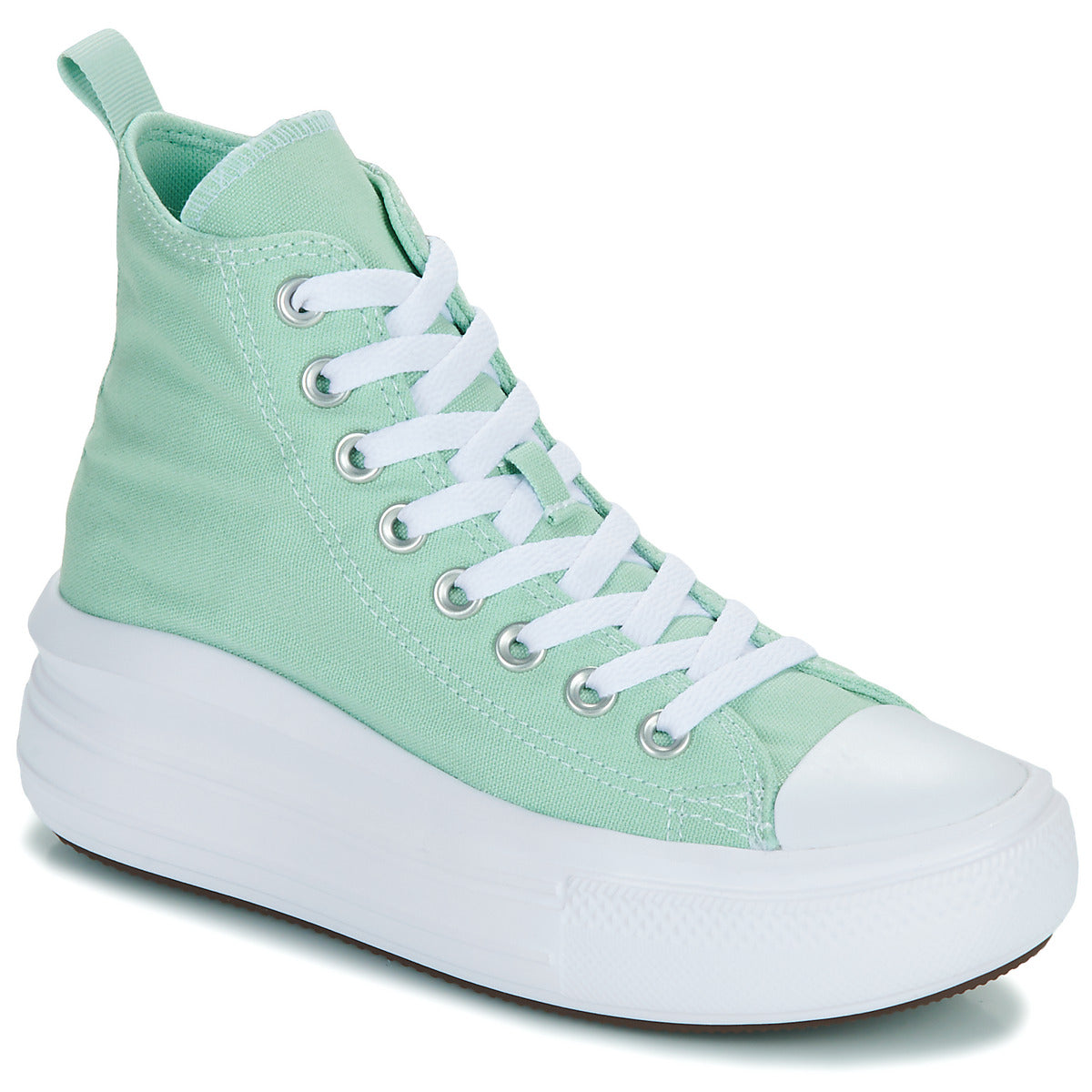 Scarpe bambini ragazza Converse  CHUCK TAYLOR ALL STAR MOVE PLATFORM  Verde