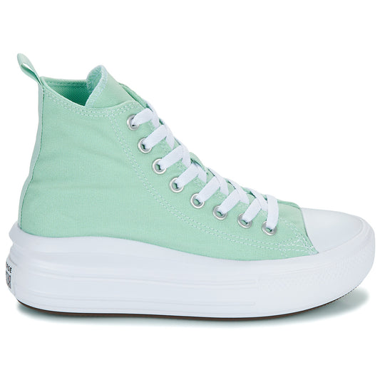 Scarpe bambini ragazza Converse  CHUCK TAYLOR ALL STAR MOVE PLATFORM  Verde