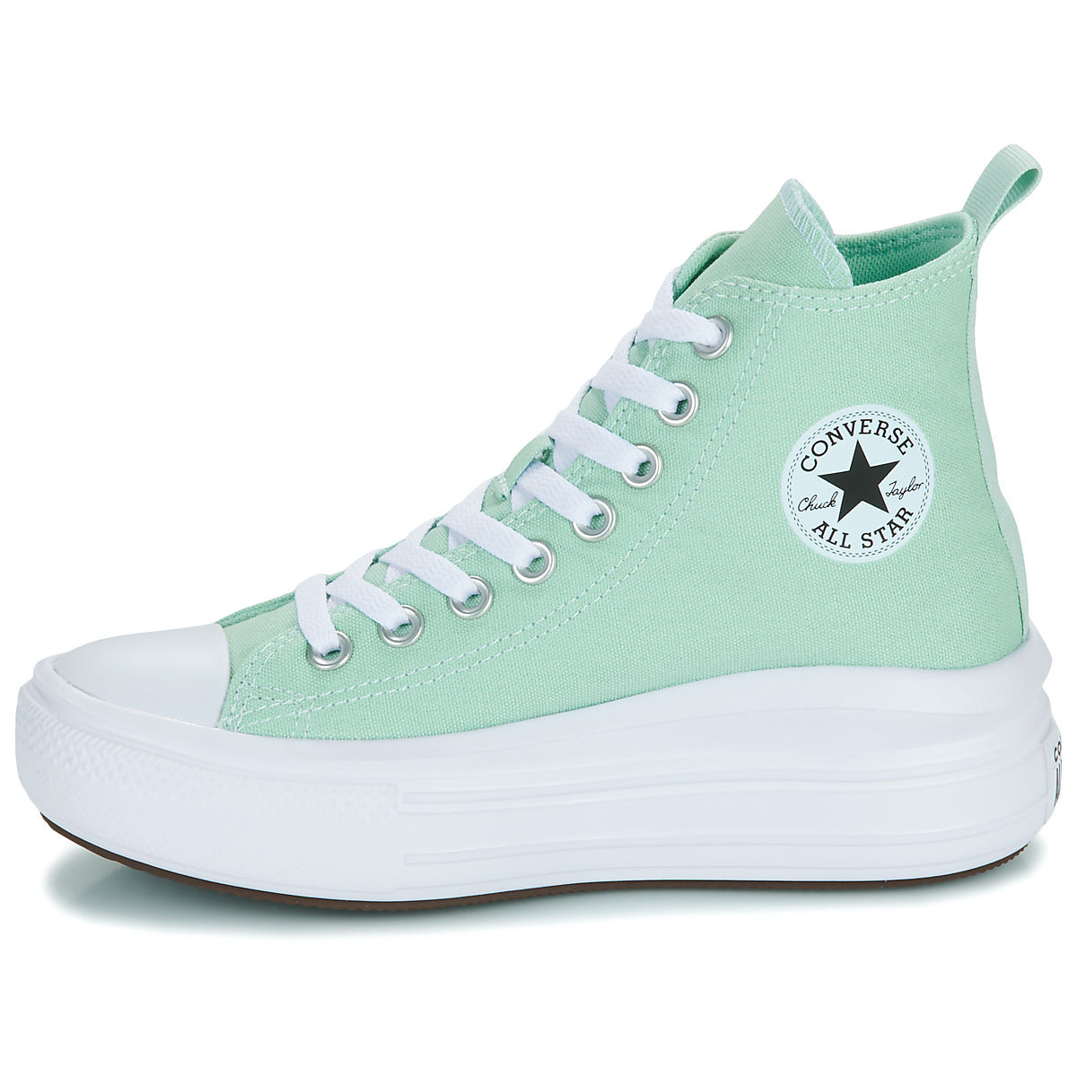 Scarpe bambini ragazza Converse  CHUCK TAYLOR ALL STAR MOVE PLATFORM  Verde