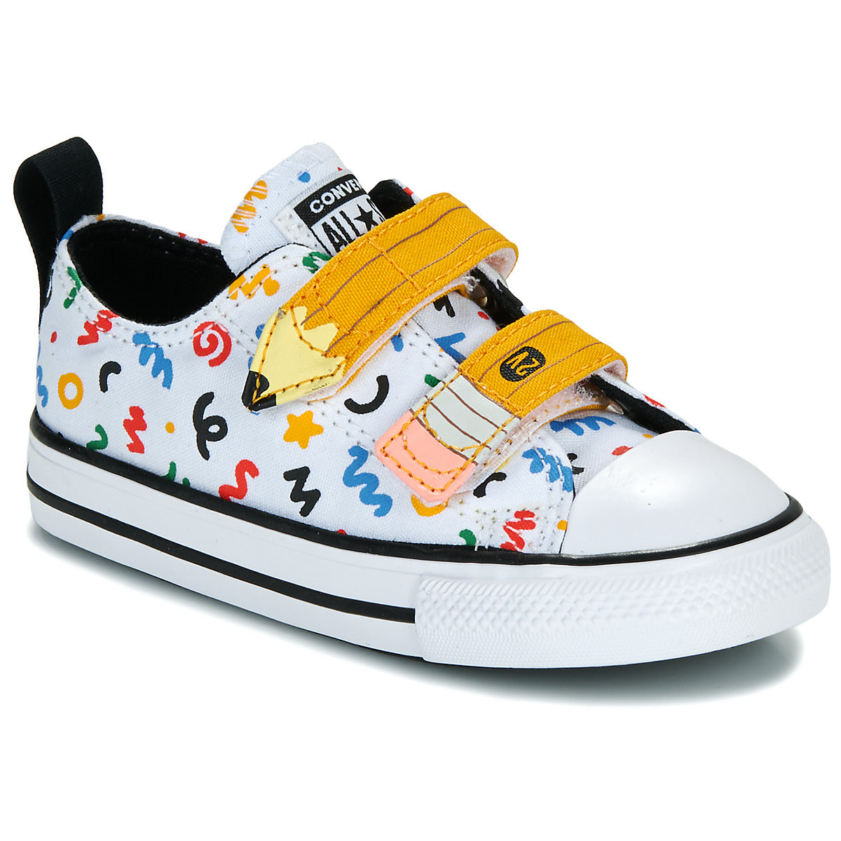 Scarpe bambini ragazzo Converse  CHUCK TAYLOR ALL STAR EASY-ON DOODLES  Bianco