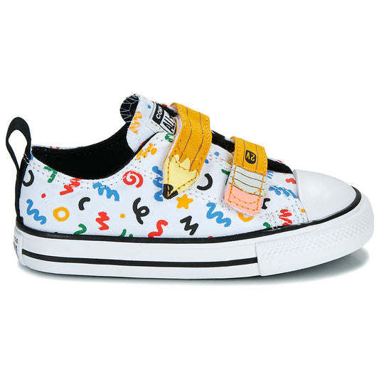 Scarpe bambini ragazzo Converse  CHUCK TAYLOR ALL STAR EASY-ON DOODLES  Bianco