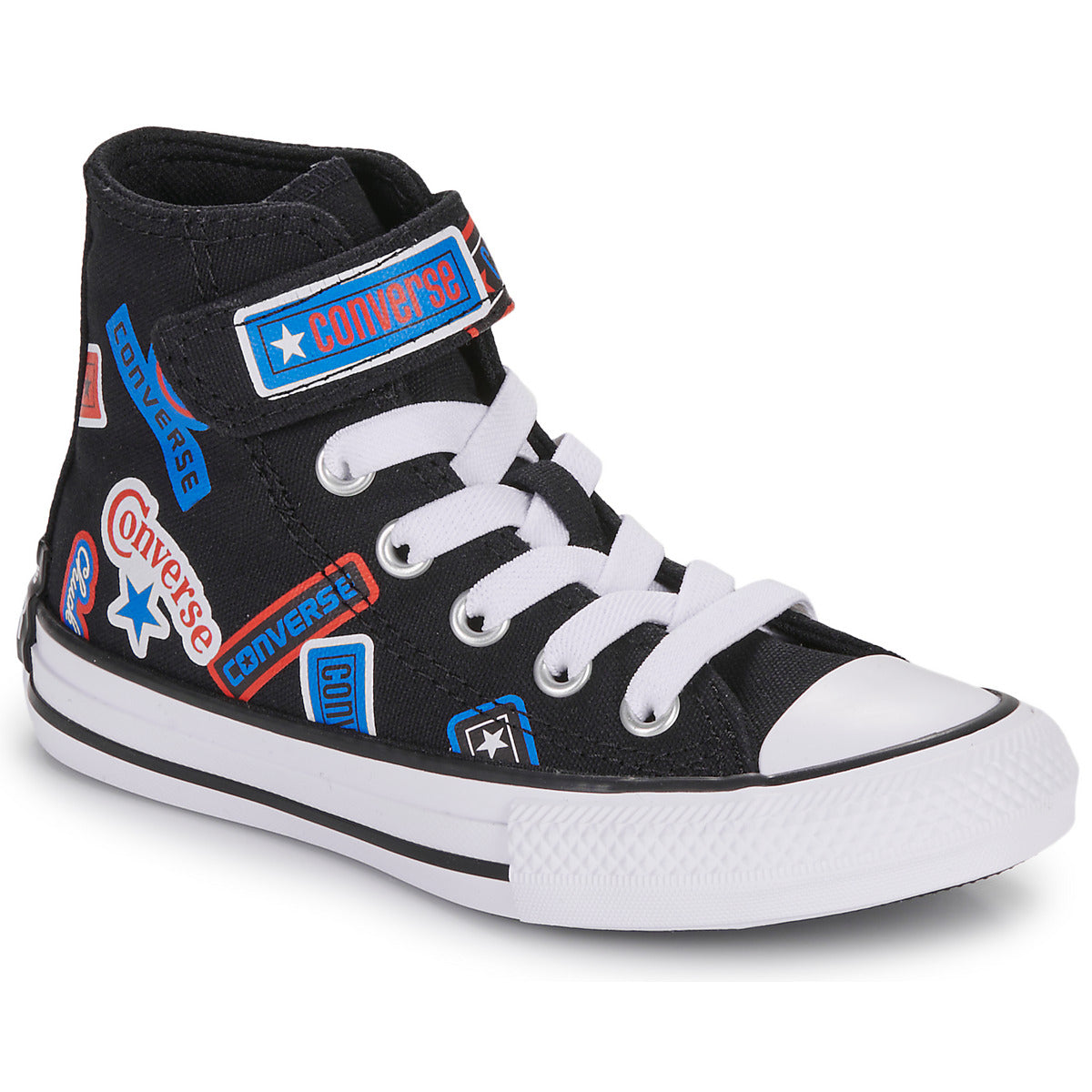 Scarpe bambini ragazza Converse  CHUCK TAYLOR ALL STAR EASY-ON STICKERS  Nero