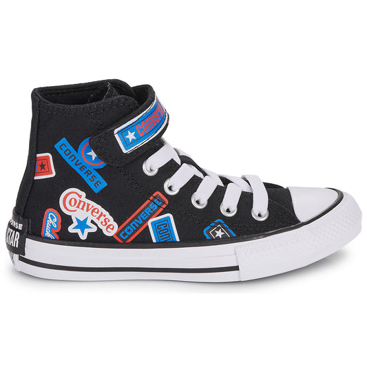 Scarpe bambini ragazza Converse  CHUCK TAYLOR ALL STAR EASY-ON STICKERS  Nero