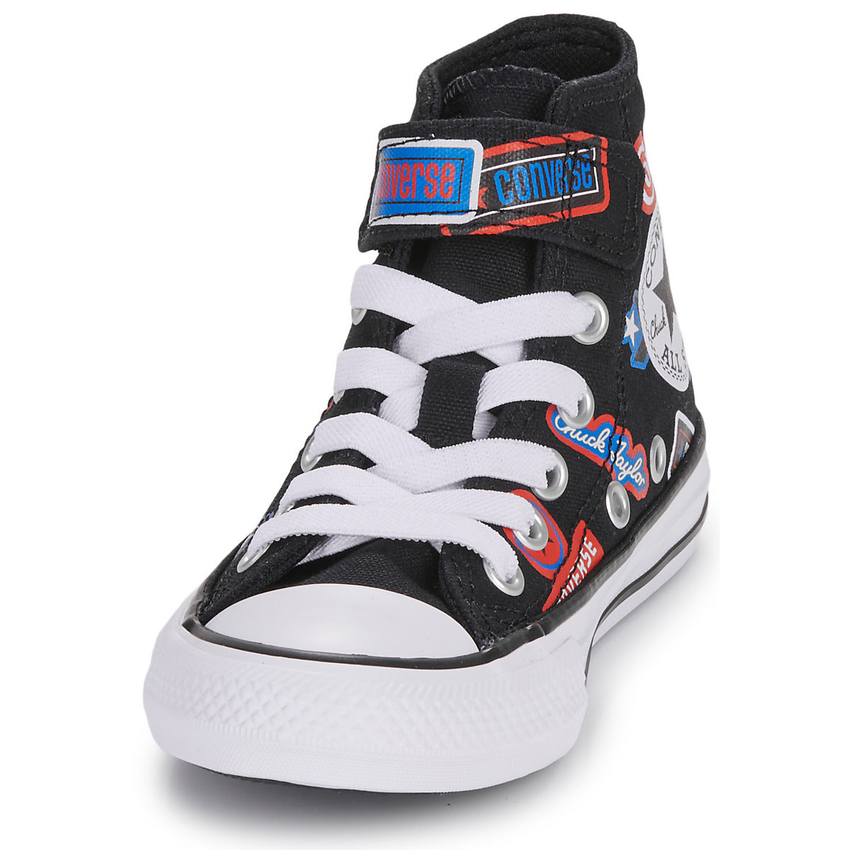 Scarpe bambini ragazza Converse  CHUCK TAYLOR ALL STAR EASY-ON STICKERS  Nero