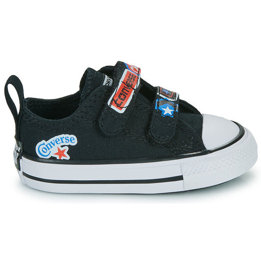 Scarpe bambini ragazza Converse  CHUCK TAYLOR ALL STAR EASY ON STICKER STASH  Nero