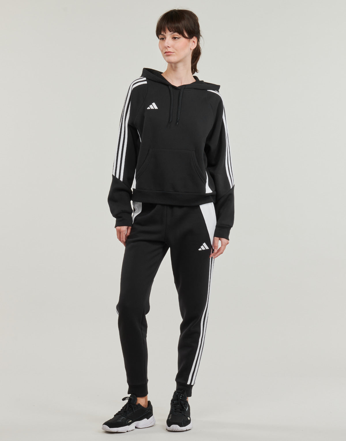 Felpa Donna adidas  TIRO24 SWHOODW  Nero