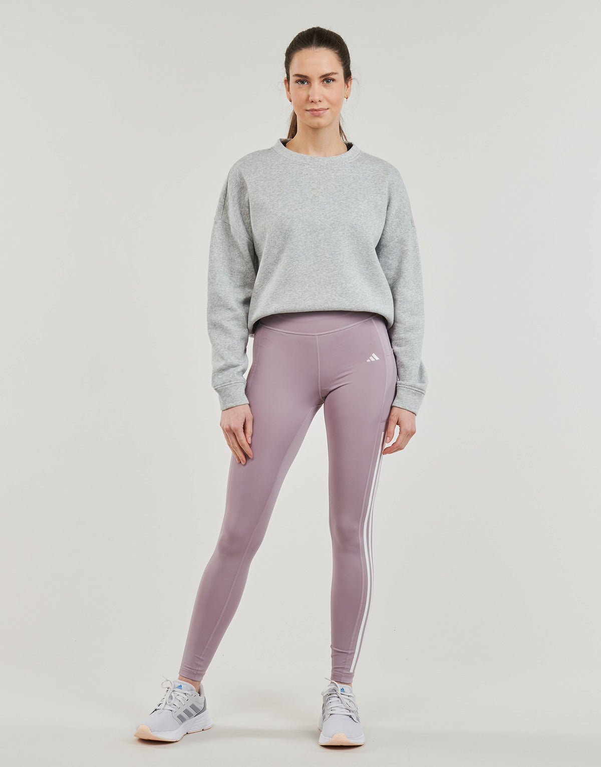 Collant Donna adidas  OPT 3S 1/1 L  Viola