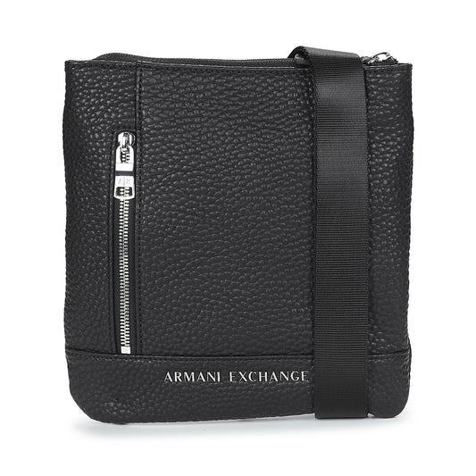 Borsa Shopping Uomo Armani Exchange  FLAT CROSSBODY  Nero