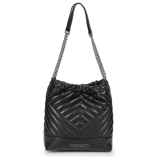 Borsa a spalla Donna Armani Exchange  BUCKET S  Nero