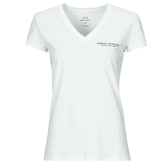 T-shirt Donna Armani Exchange  8NYT81  Bianco