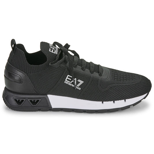 Sneakers Uomo Emporio Armani EA7  BLK WHT LEGACY KNIT  Nero