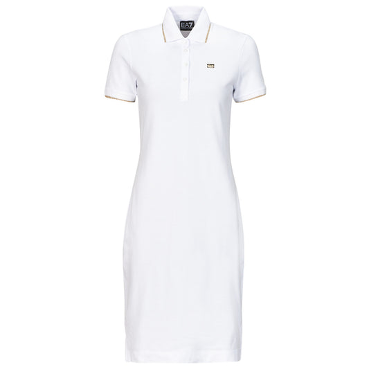 Abito corto Donna Emporio Armani EA7  ROBE POLO  Bianco