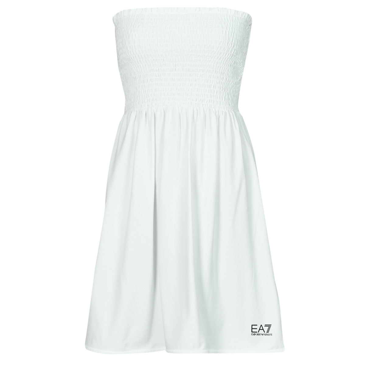 Abito corto Donna Emporio Armani EA7  ROBE SMOCK  Bianco