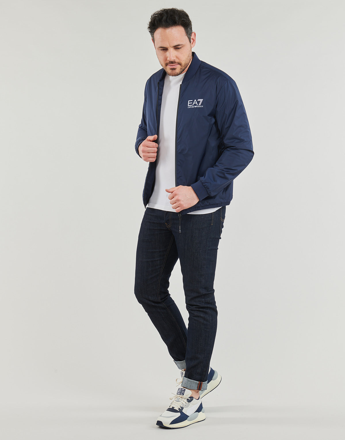 Giubbotto Uomo Emporio Armani EA7  BOMBER JACKET  Blu