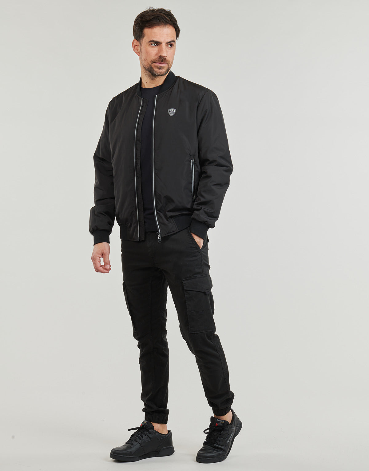 Giubbotto Uomo Emporio Armani EA7  PREMIUM SHIELD BOMBER JKT  Nero