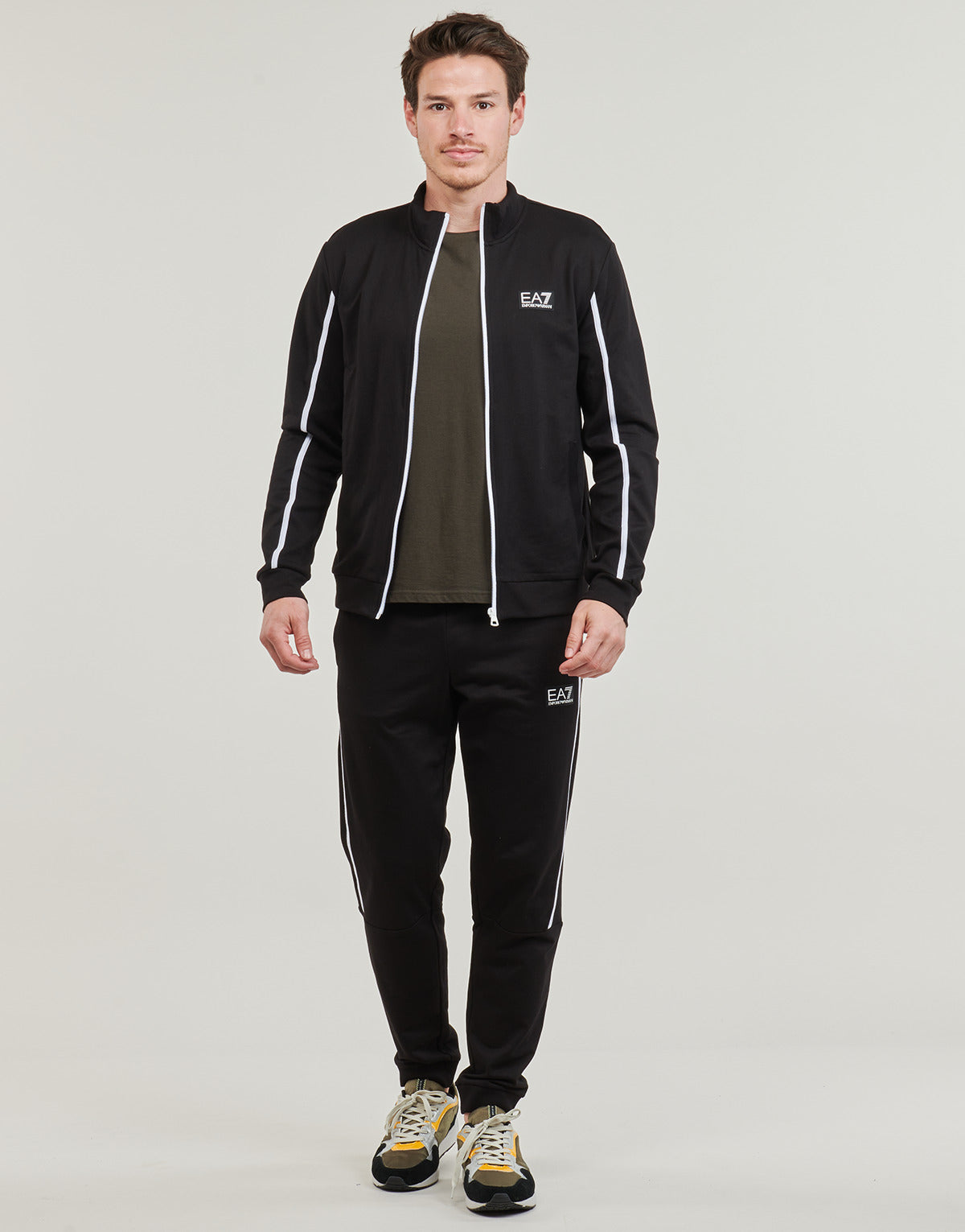 Tuta Uomo Emporio Armani EA7  TRACKSUIT 3DPV73  Nero