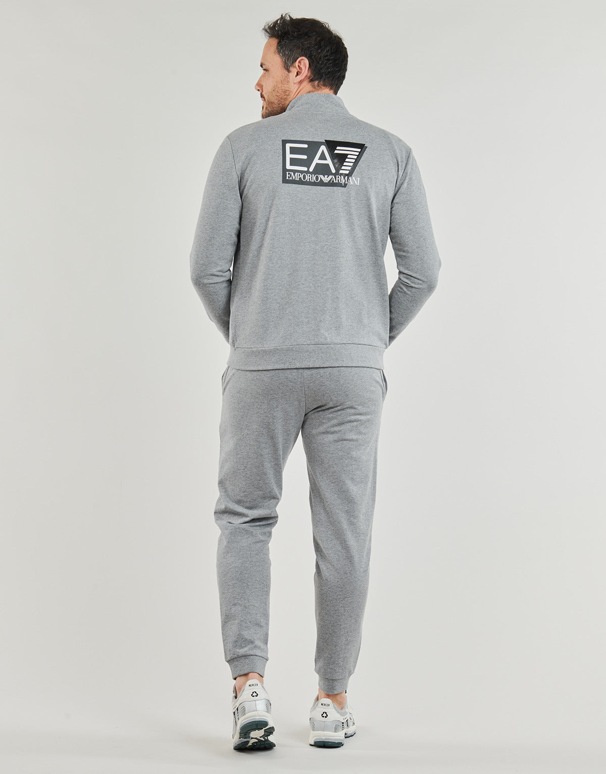 Tuta Uomo Emporio Armani EA7  TRACKSUIT 3DPV75  Grigio