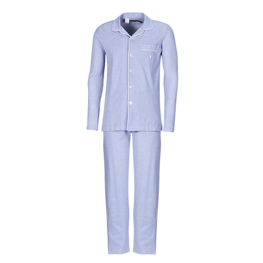 Pigiami / Camicia da notte Uomo Polo Ralph Lauren  L / S PJ SET-SLEEP-SET  Blu