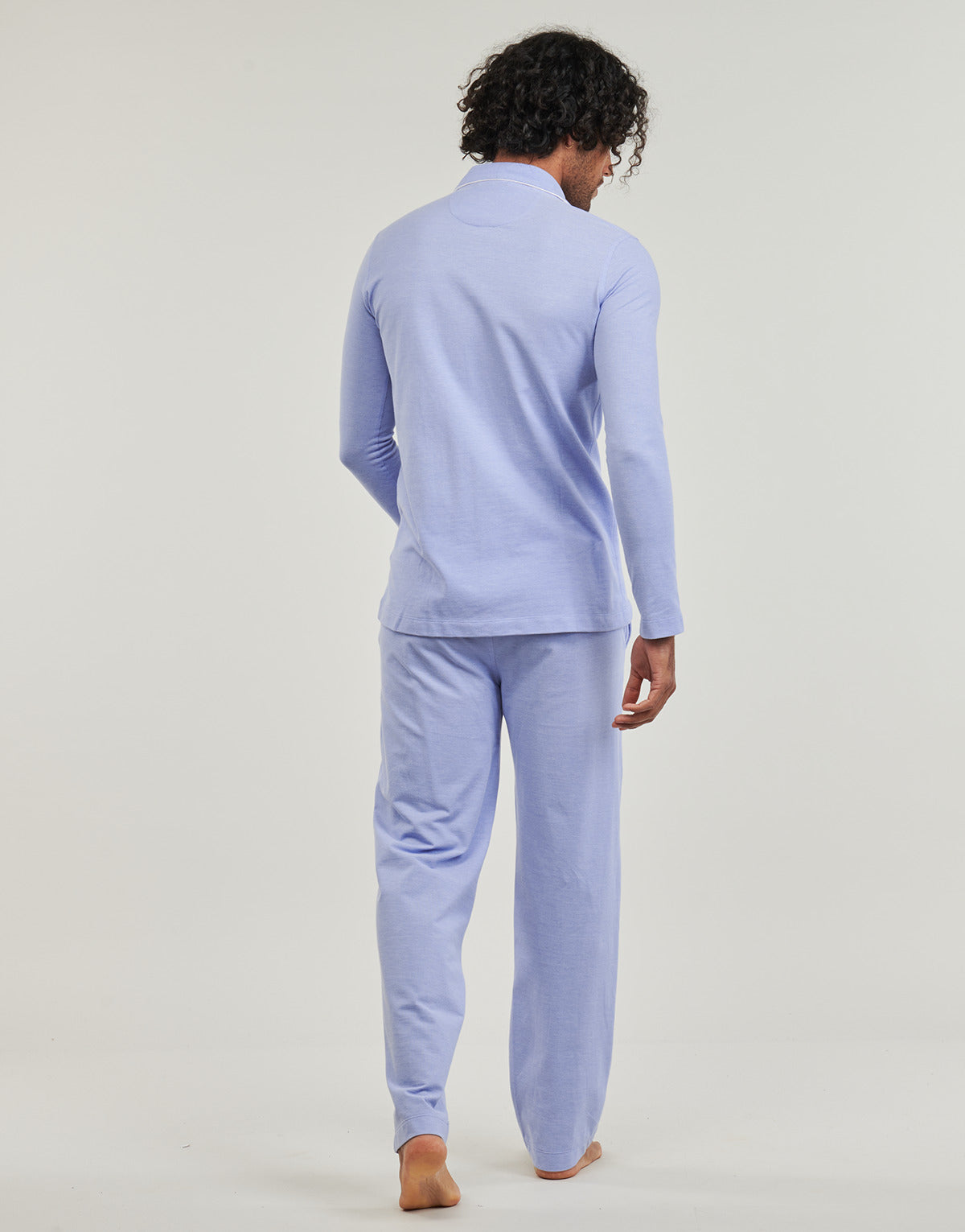 Pigiami / Camicia da notte Uomo Polo Ralph Lauren  L / S PJ SET-SLEEP-SET  Blu