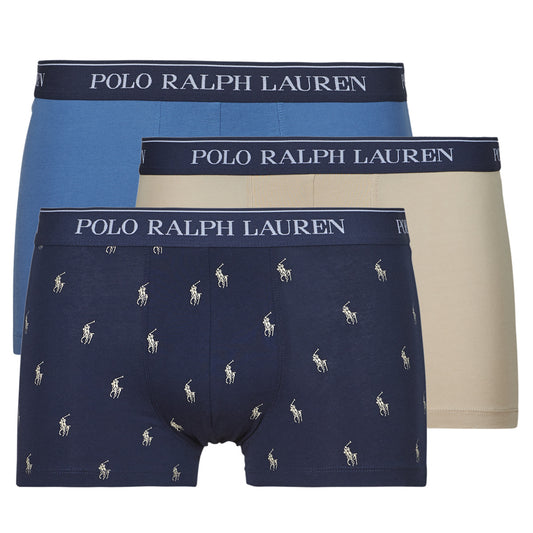 Boxer Uomo Polo Ralph Lauren  CLSSIC TRUNK-3 PACK-TRUNK  Multicolore