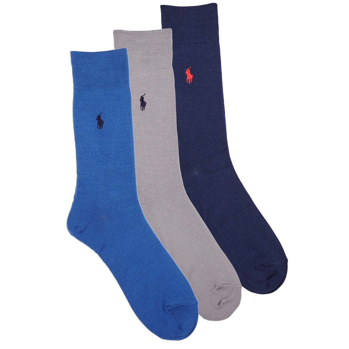 Calzini Donna Polo Ralph Lauren  84023PK-MERC 3PK-CREW SOCK-3 PACK  Multicolore