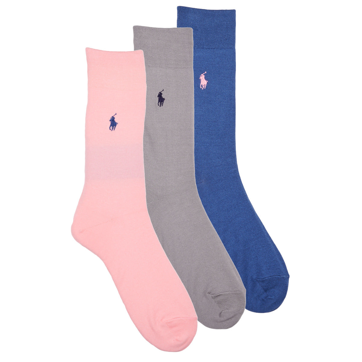 Calzini Donna Polo Ralph Lauren  84023PK-MERC 3PK-CREW SOCK-3 PACK  Multicolore